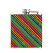 Helderkleurige strips heupfles (Achterkant)