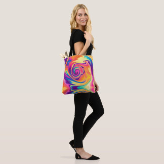 Helderkleurige Stropdas-kleurstofschouder-Canvas t Tote Bag