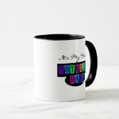 Helderkleurige T-shirts en cadeautjes voor eerste Mok (Voorkant rechts)