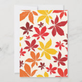 Helderkleurige Thanksgiving met ventilatorkleppen Kaart (Achterkant)