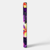 Helderkleurige tropische bloemen Case-Mate iPhone case (Achterkant / Links)