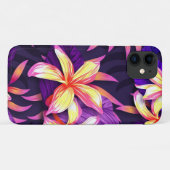 Helderkleurige tropische bloemen Case-Mate iPhone case (Achterkant (horizontaal))
