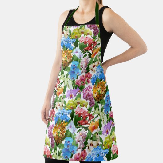 Helderkleurige tropische orchideeën schort (Insitu)