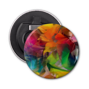 Helderkleurige vetorkunst button flesopener