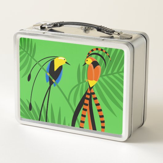 Helderkleurige vogels van het paradijs (Achterkant)