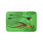 Helderkleurige vogels van het paradijs badmat (Voorkant)