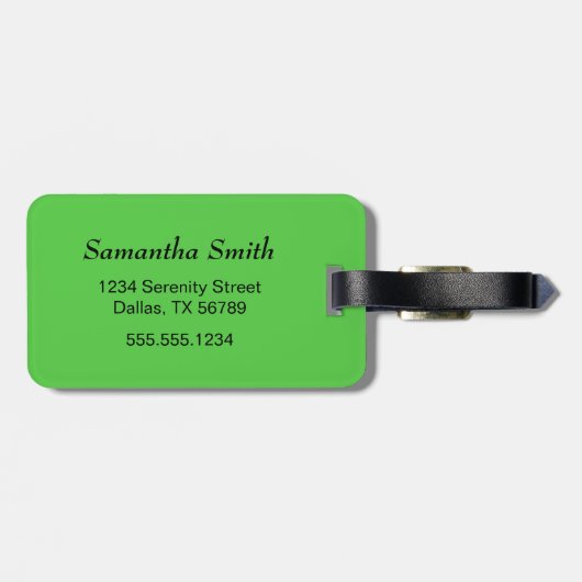 Helderkleurige vogels van het paradijs bagagelabel (Achterkant horizontaal)