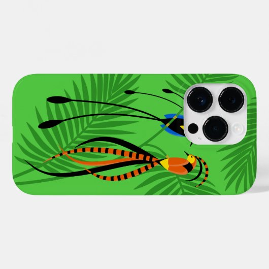 Helderkleurige vogels van het paradijs Case-Mate iPhone case (Achterkant (horizontaal))