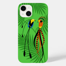 Helderkleurige vogels van het paradijs Case-Mate iPhone case