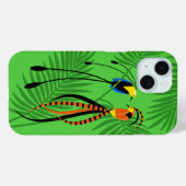 Helderkleurige vogels van het paradijs Case-Mate iPhone case (Achterkant (horizontaal))