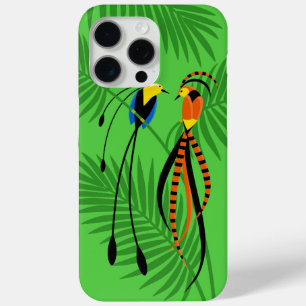Helderkleurige vogels van het paradijs iPhone 15 pro max hoesje