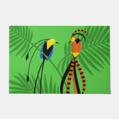 Helderkleurige vogels van het paradijs deurmat (Voorkant)