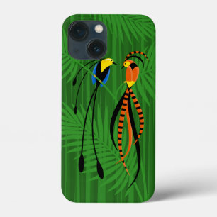 Helderkleurige vogels van het Paradijs Donker Case-Mate iPhone Case