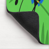 Helderkleurige vogels van het paradijs muismat (Hoek)