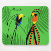 Helderkleurige vogels van het paradijs muismat (Voorkant)