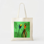 Helderkleurige vogels van het paradijs tote bag (Voorkant)