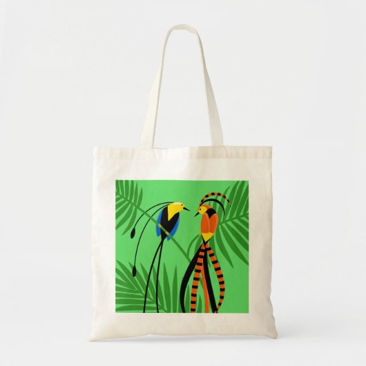 Helderkleurige vogels van het paradijs tote bag (Voorkant)