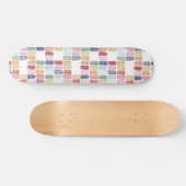 Helderkleurige Waterverf juwelen skateboard (Horizontaal)