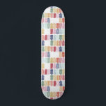 Helderkleurige Waterverf juwelen skateboard<br><div class="desc">De perfecte pop van heldere kleuren met deze leuke waterverf juwelen op dit speelse skateboard.</div>