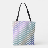 Helderkleurige zigzag tote bag (Achterkant)