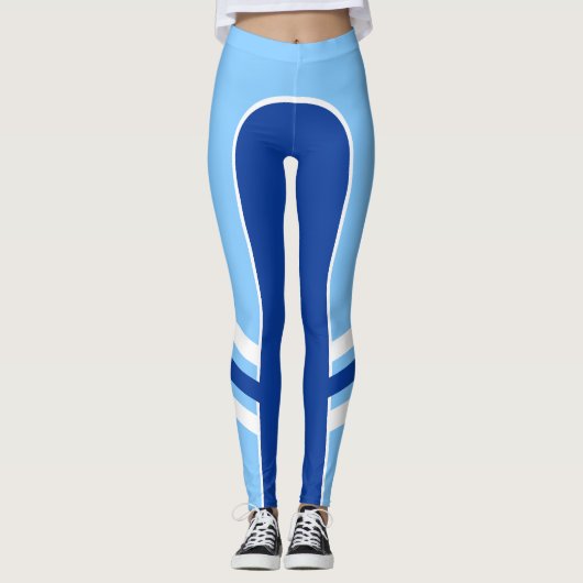 Helderkleurige zijband Leggings 2 (Voorkant)