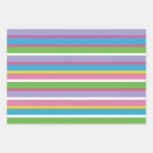 Helderkleurstrips Modern Fun Hip Timeless Inpakpapier Vel (Voorkant)