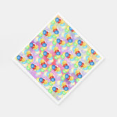 Helderkrachtige ballonnen servet (Hoek)