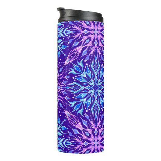 Helderkristalsnowschilfers, sierelementen thermosbeker (Geroteerd rechts)