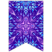 Helderkristalsnowschilfers, sierelementen vlaggetjes (Tweede vlag)