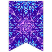 Helderkristalsnowschilfers, sierelementen vlaggetjes (Eerste vlag)