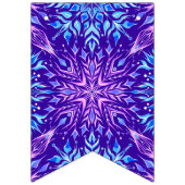 Helderkristalsnowschilfers, sierelementen vlaggetjes (Derde vlag)