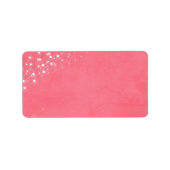 Helderlicht - Adresetiketten - Roze Etiket (Voorkant)
