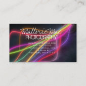 Helderlichte fotografie visitekaartje (Achterkant)