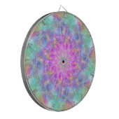 Helderlichte kleurige spiraal-Mandala kunst Dartbord (Voorkant Links)