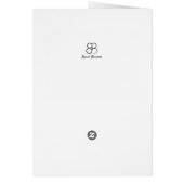 Helderlichte Paarse conefloerblanco Kaart (Achterkant)