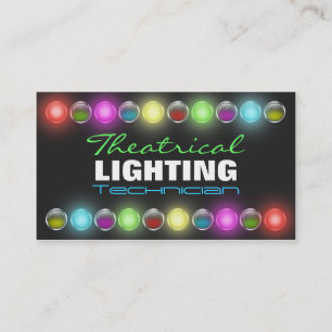 Helderlichte Visitekaartjes voor theatrische verli