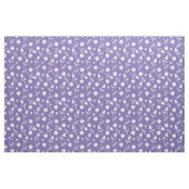 Helderlijk Paars en wit rosebud Floral Pattern Stof (Fat Quarter)