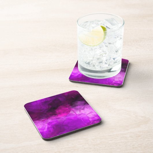 Helderlijk Paars weefselpapier Drankjes Onderzetter (Rechterzijde)