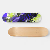 Helderlijk tijgergezicht persoonlijk skateboard (Horizontaal)