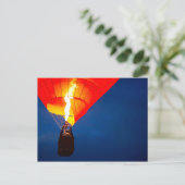 Helderluchtballonvlam Briefkaart (Staand voorkant)