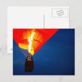 Helderluchtballonvlam Briefkaart (Voorkant / Achterkant)