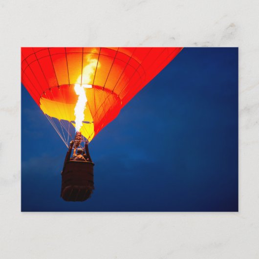 Helderluchtballonvlam Briefkaart (Voorkant)