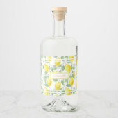 Helderluiers en vertrekt op maat likeurfles etiket (Voorkant)