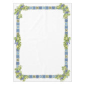 Heldermediterrane Siciliaanse Tegel Majolica-druiv Tafelkleed (Voorkant)