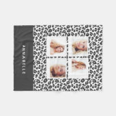 Heldermoderne  foto-dierafdrukken fleece deken (Voorkant (Horizontaal))