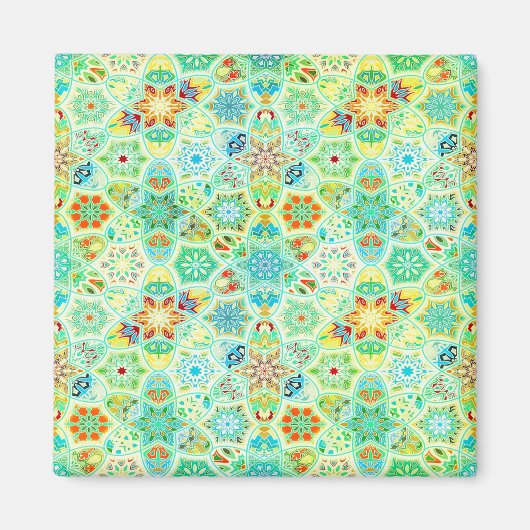 Heldermozaïekmagneten Magneet (Voorkant)