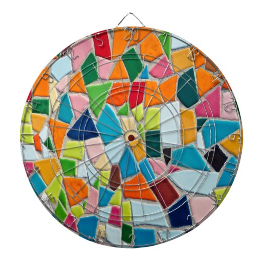 HeldermozaïekTegels Dartbord (Voorkant)