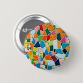 HeldermozaïekTegels Ronde Button 5,7 Cm (Voorkant /achterkant)