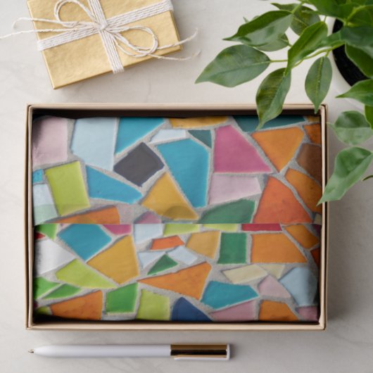 HeldermozaïekTegels Tissuepapier (Geschenk)