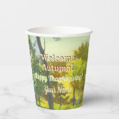 Heldernajaar waterverf papierbekertje papieren bekers (Voorkant)